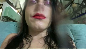 Spit on Camera, Lens Licking and Smoking Masturbation