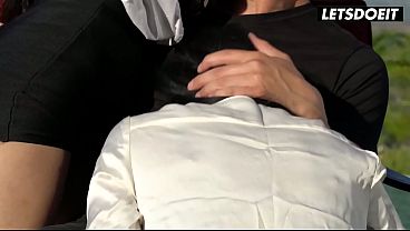I Get My Tits Sucked Poolside Then Suck His Cock