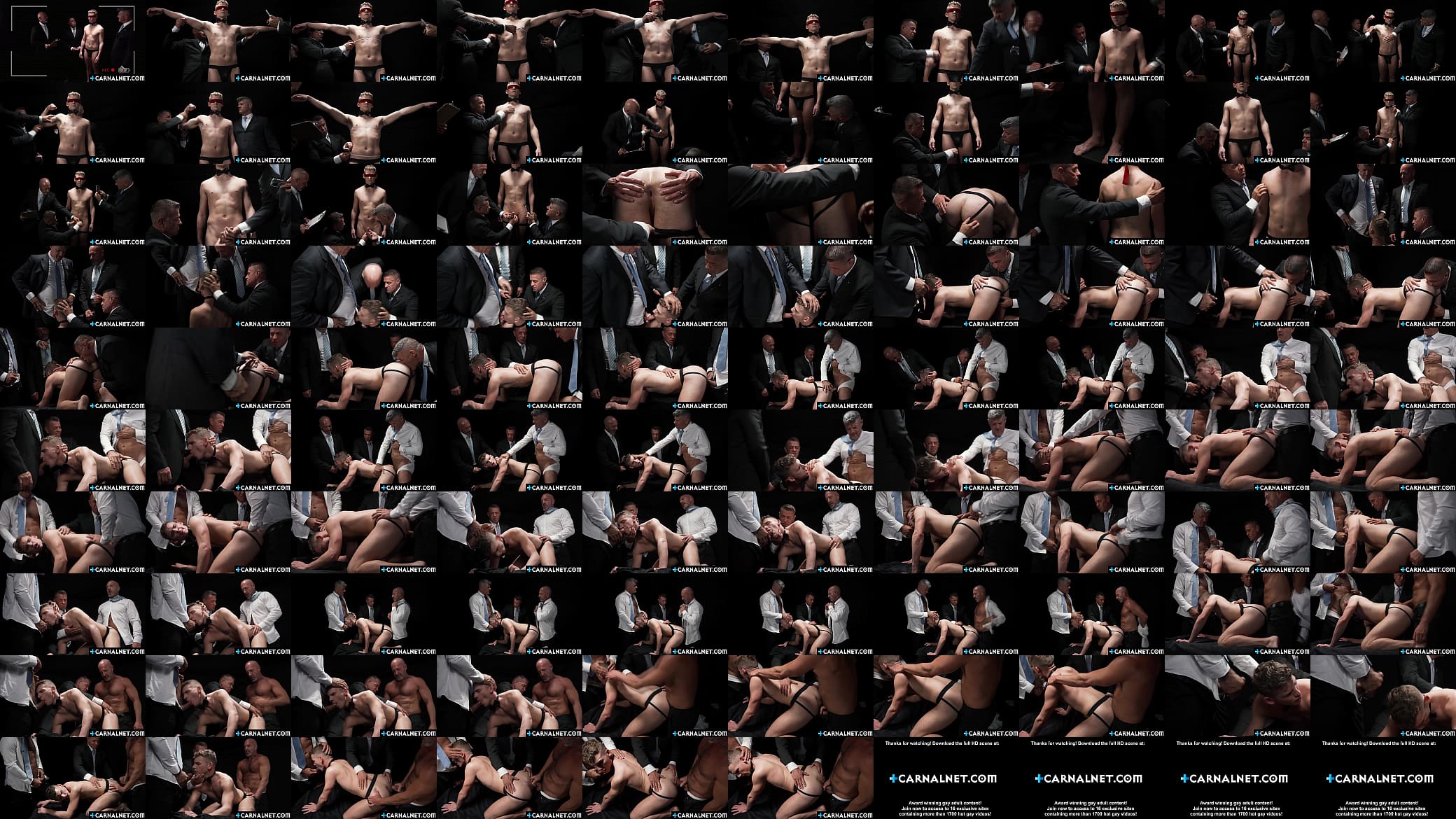 Buyers club Ace Banner Dillon Stone and Tyler Saint trying out and bidding for the new boyslave Jack Waters 预览图