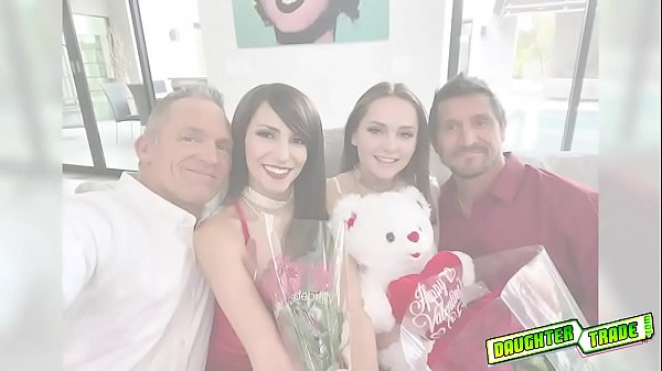 Beautiful babes Aften Opal and Hime Marie gets their pussies railed from behind