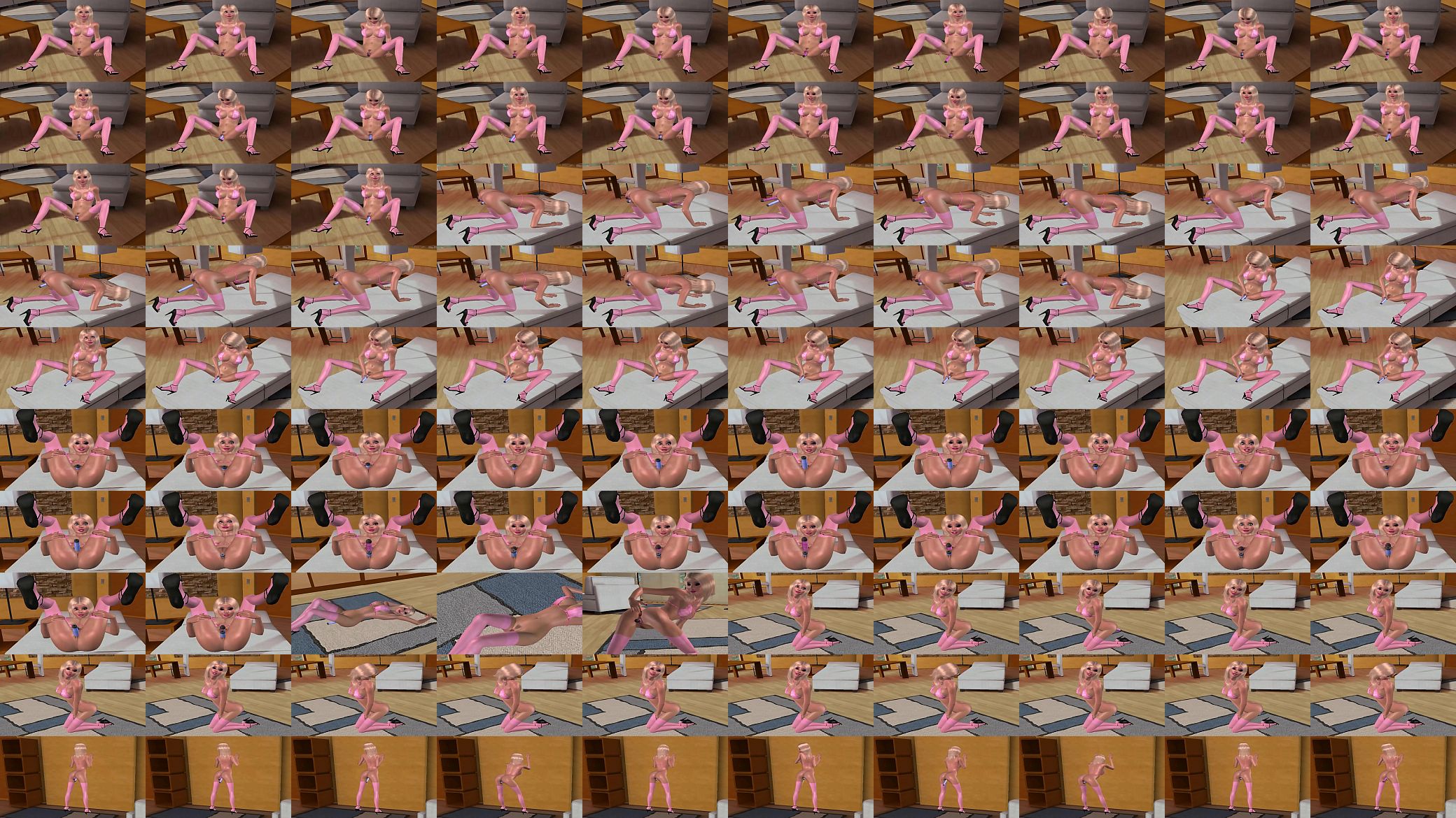 3D  Hillary Scott blonde fuck wibr ass to pussy orgasm 预览图