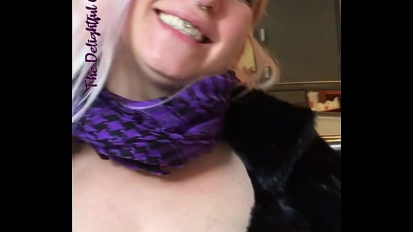 Flashing my tits at Burger King