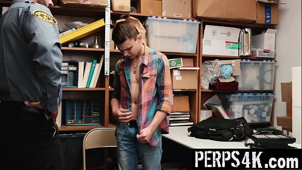 A Bareback Punishment for The 19 Year Old Shoplifting Guy - Perps4k