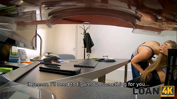 LOAN4K. Cute girl comes to obtain a loan and sex is the price for it