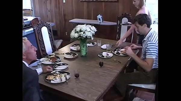Download Video - Horny brunette sucks two cocks and gets DP in hot threesome