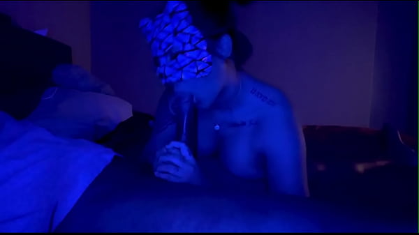 Asian gives sloppy blow job