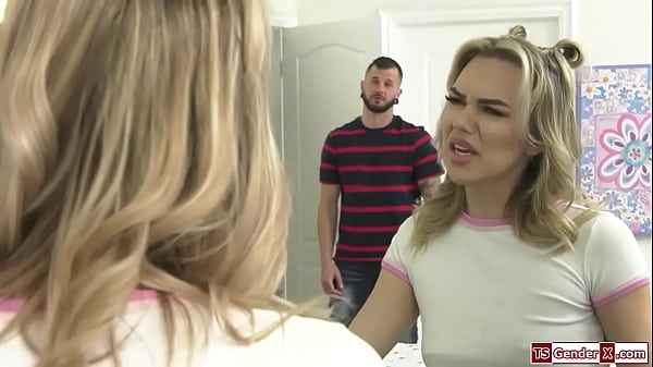 Download Video - Shemale Emma Rose barebacked by stepbro