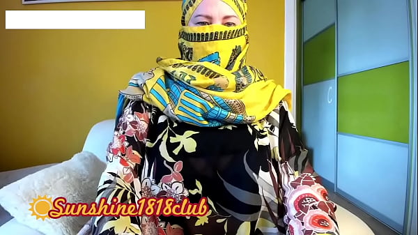 Turkish Arab wife in hijab with big boobs muslim cams recording October 26st