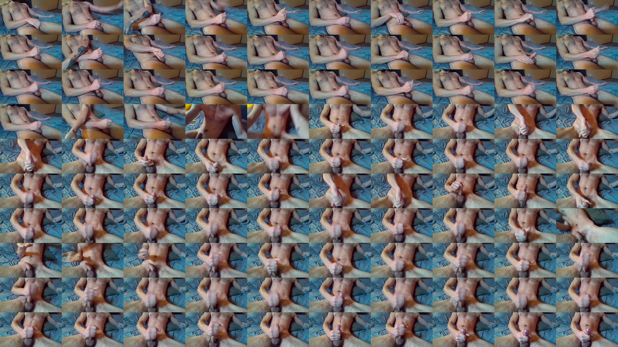Solo athletic male masturbation 预览图