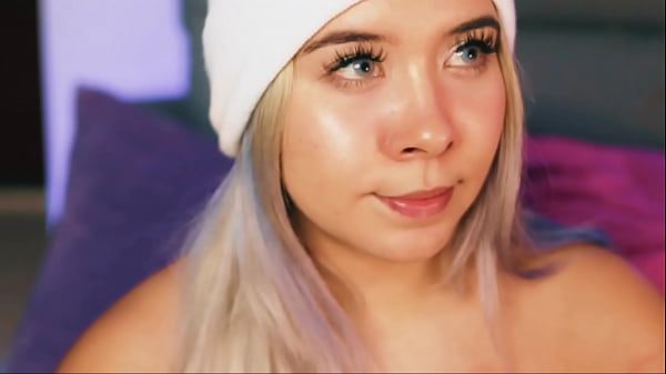 Download Video - Sexy blonde webcamer seduces you with her chubby naked body after her boyfriend creampied her pussy