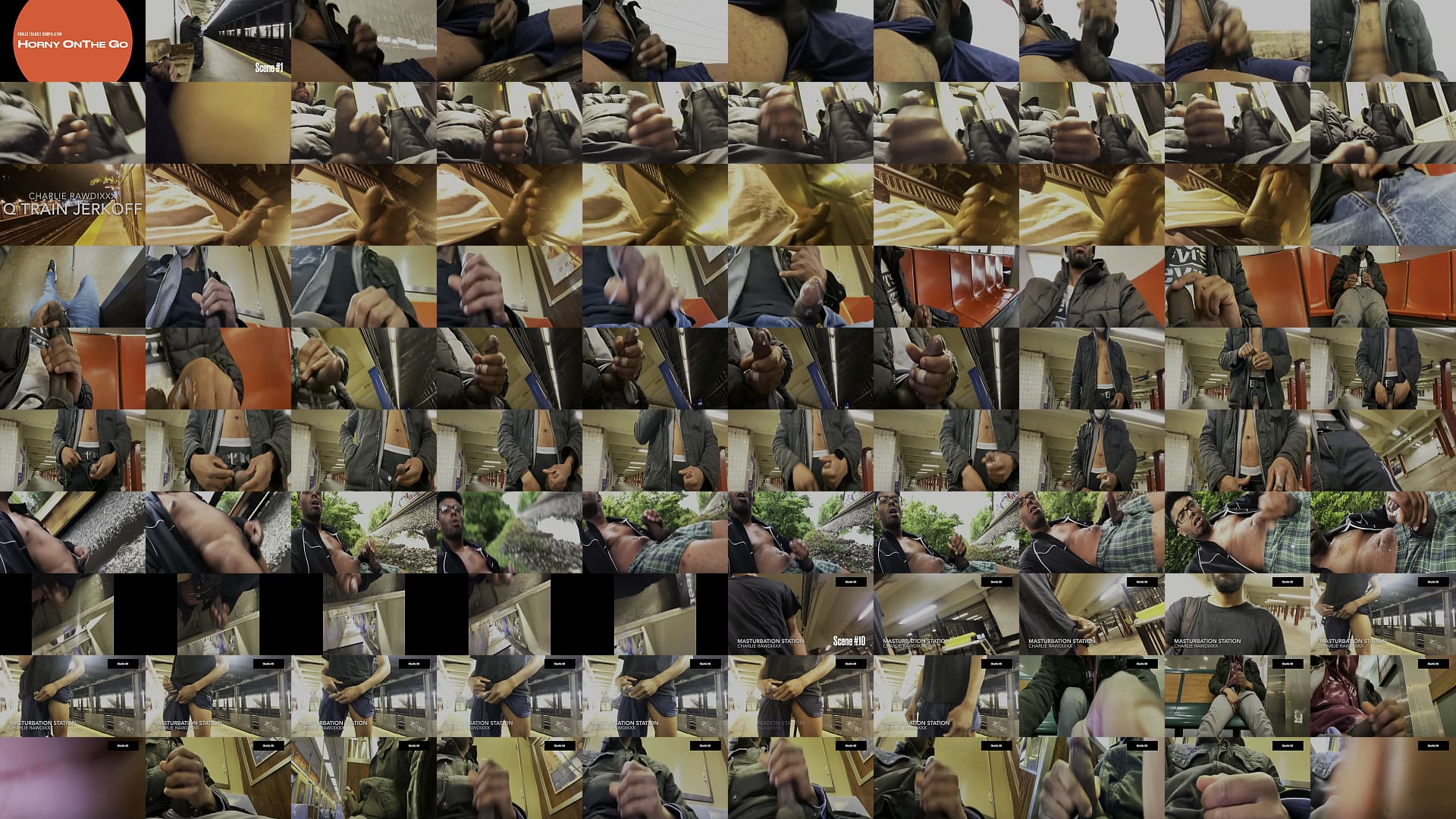 Public masturbation compilation on public transit 预览图