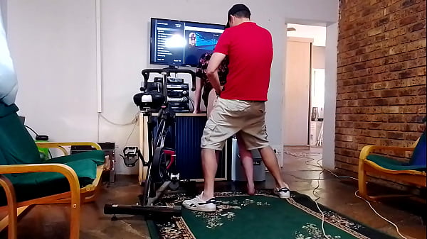 Stepmom let's me use her pussy while she is watching t.v