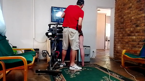 Stepmom let's me use her pussy while she is watching t.v