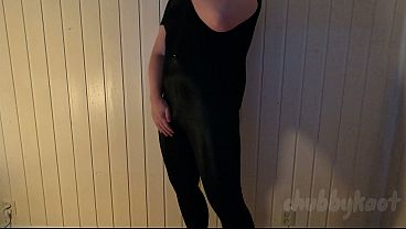 Chubbykaot Crossdressing in Way Too Small Outfits