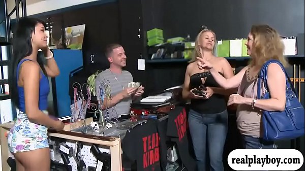 Random women flashed boobies for money