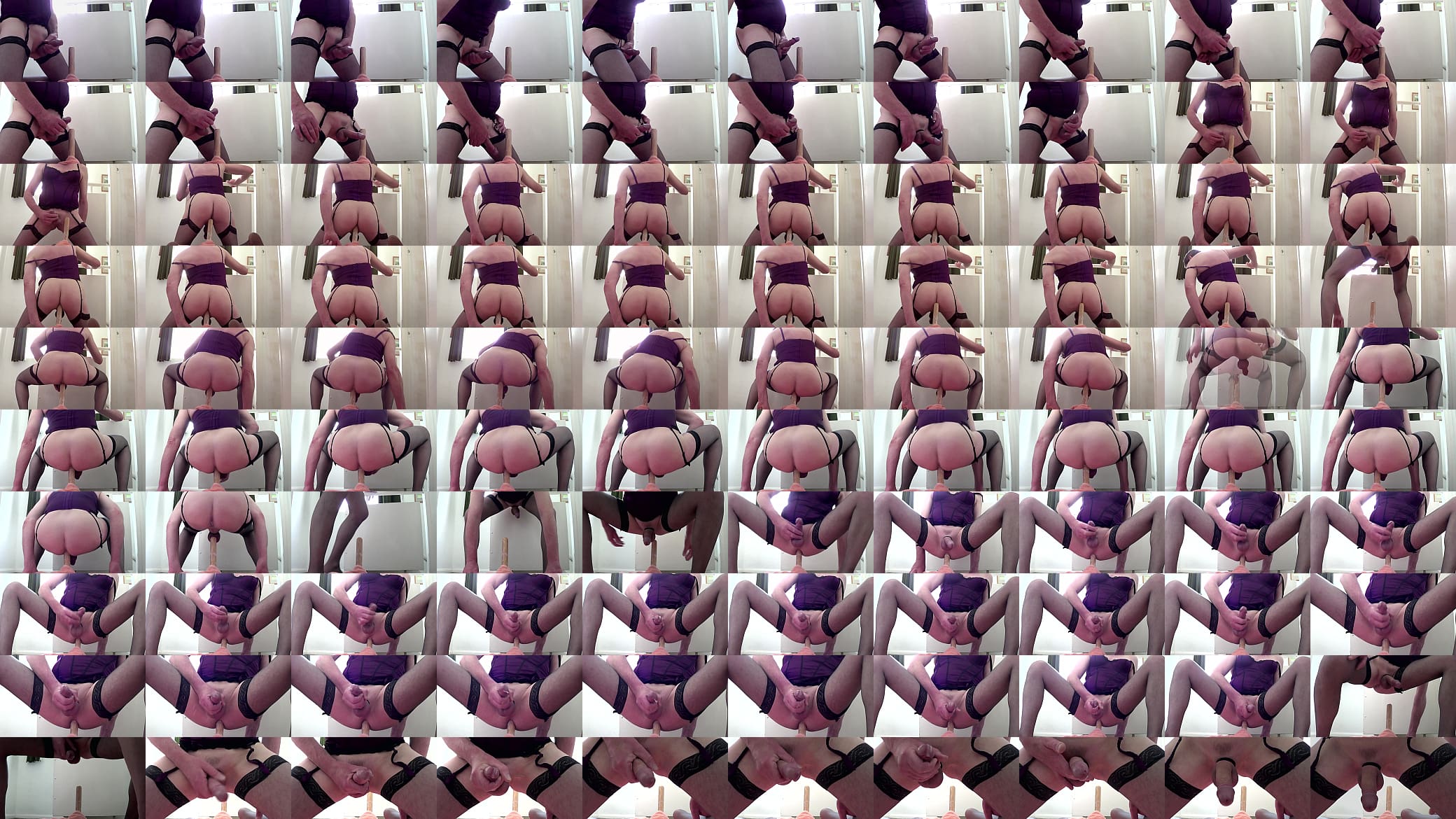 Crossdressed dildo fuck 预览图