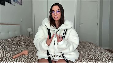 JOI CEI - CUM ON YOUR GODDESS'S FUR JACKET AND CLEAN IT ALL 30 sec