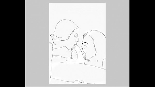 Speed drawing of one of my erotic artworks