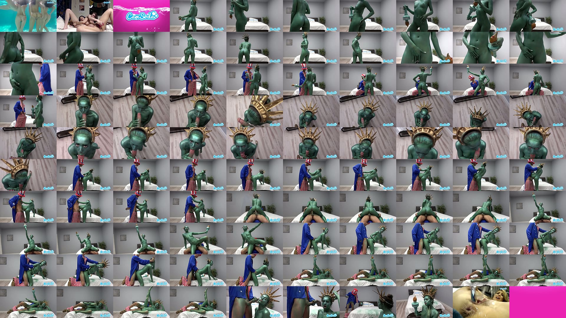 Camsoda - Statue of Liberty Fucks Uncle Sam 预览图