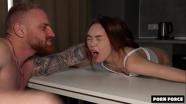 NOT SO DEEP - Asian Teen Tries Big Dick