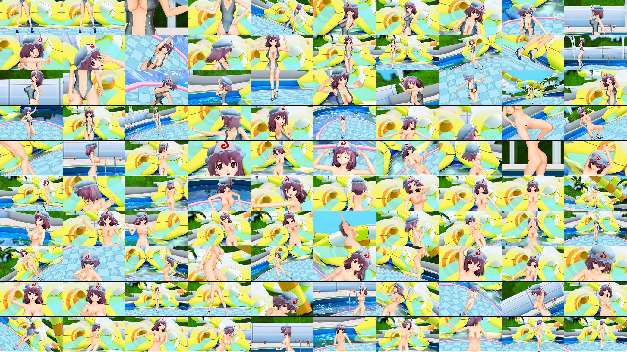 touhouMMD yuyu dannce 预览图
