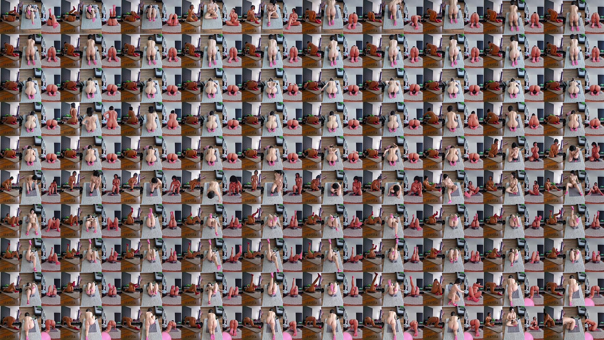 Unleash Your Desires: Watch Me in Triple Cam View Naked Yoga Session! 预览图