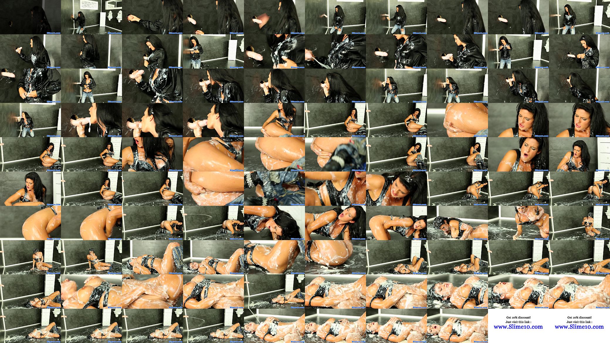 Busty gloryhole babe masturbating for bukkake 预览图