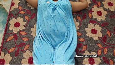 Desi Bhabhi In Blue Maxi Moaned Loudly While Boyfriend Fucked Her Ass.
