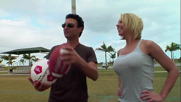 Blonde MILF Gets Picked Up At the Park and Gets Young Cock Stuffed into Her Pussy SQF