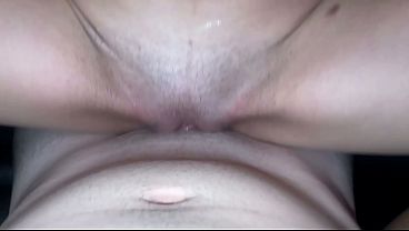 Extreme Close-up Creampie! Sex with a Skinny Teen! POV!