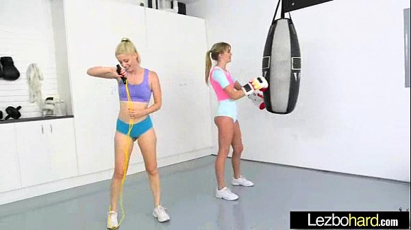 Lez Girls (Charlotte Stokely & Kenna James) In Sex Action clip-10