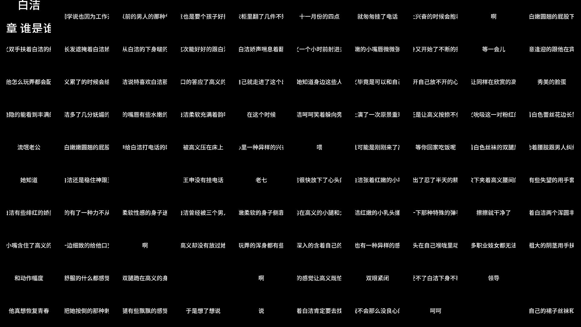 白洁 第十三章 谁是谁的妻 5 预览图