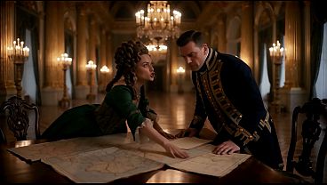 Download Video - AI-generated&period; The Russian empress is seduced by a stern German officer