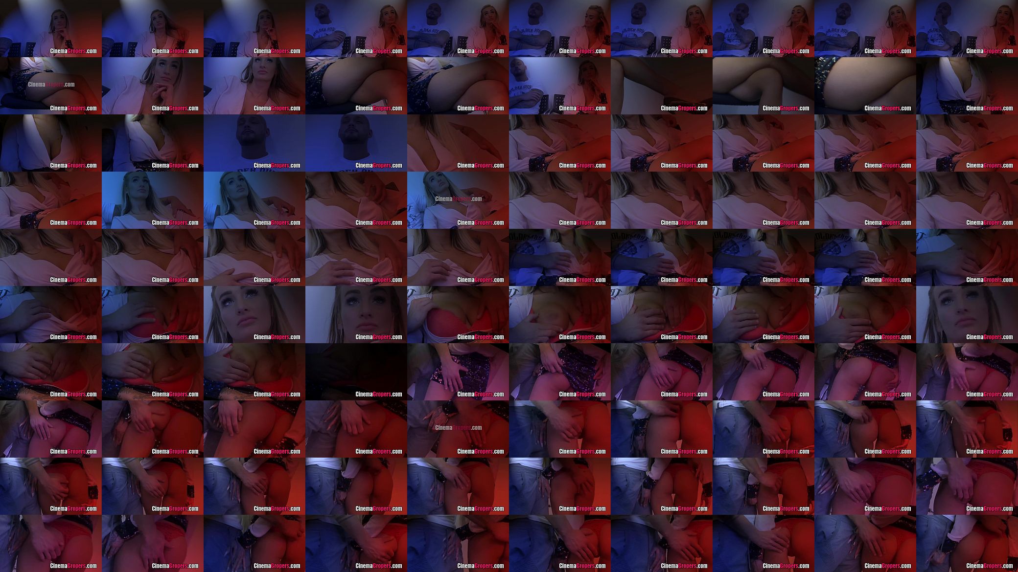 hot girl teasing man in cinema 预览图