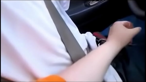 Wife Teaches Teen To Drive While Playing with his Dick & Make Him Cum Huge