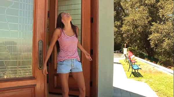 Cute Pigtail Teen seduce her Ebony Girlfriend Misty Stone to First Lesbian Sex