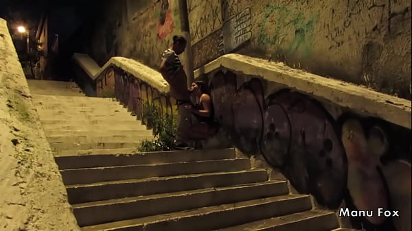 Security camera captures couple having sex on the street in Buenos Aires - Couple Badarox Manu Fox and Rubens Badaró (full video on RED)