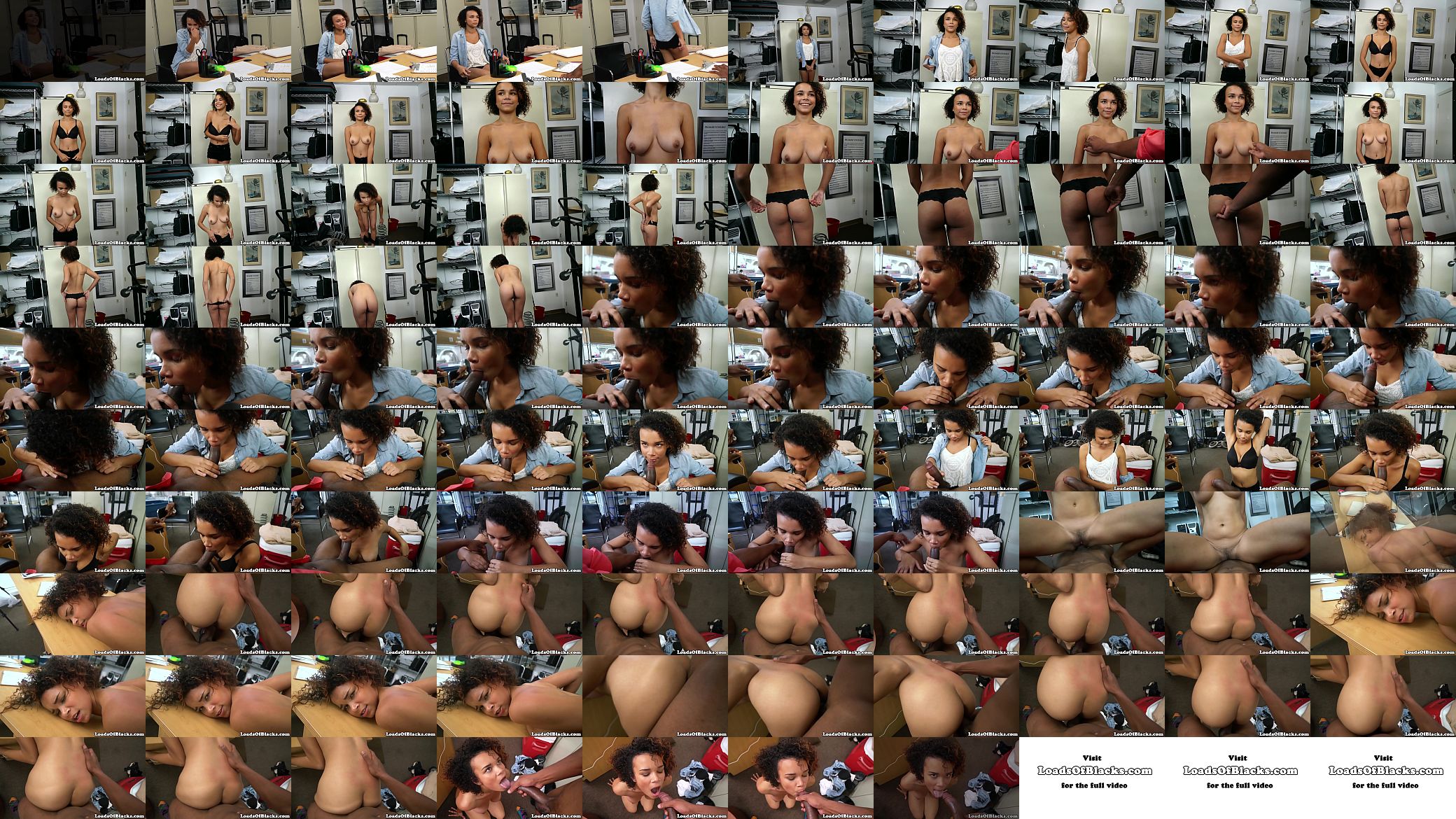 Amateur beauty blows and fucks black agent 预览图