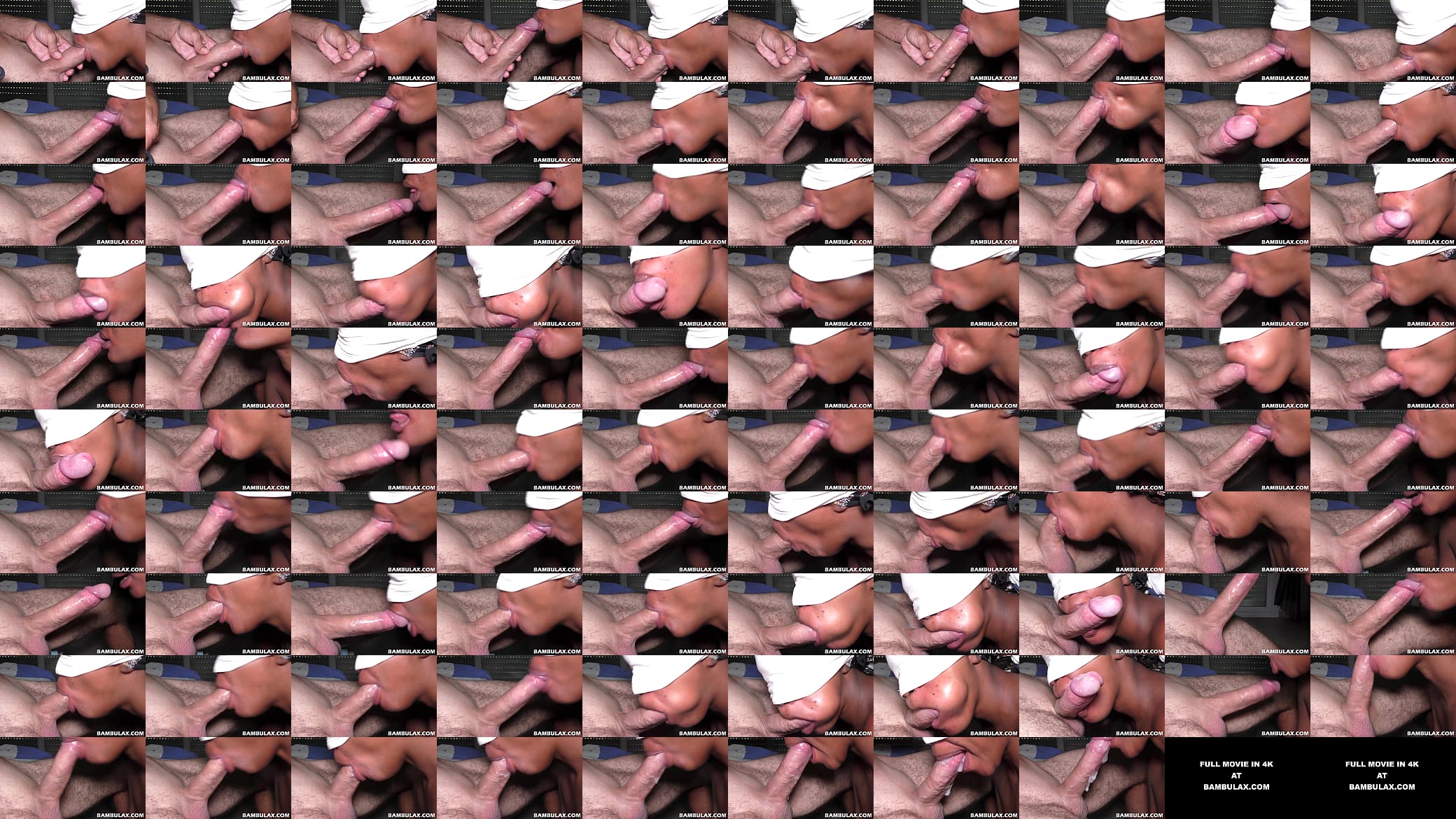 Ebony mouth pump makes a big white cock cum in her mouth 预览图