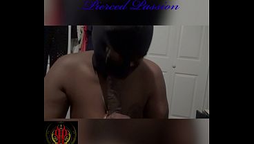 Ebony Milf draining pierced BBC