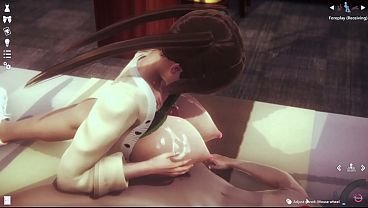 Nitta Gets Pounded in Office - 3D Hentai Game