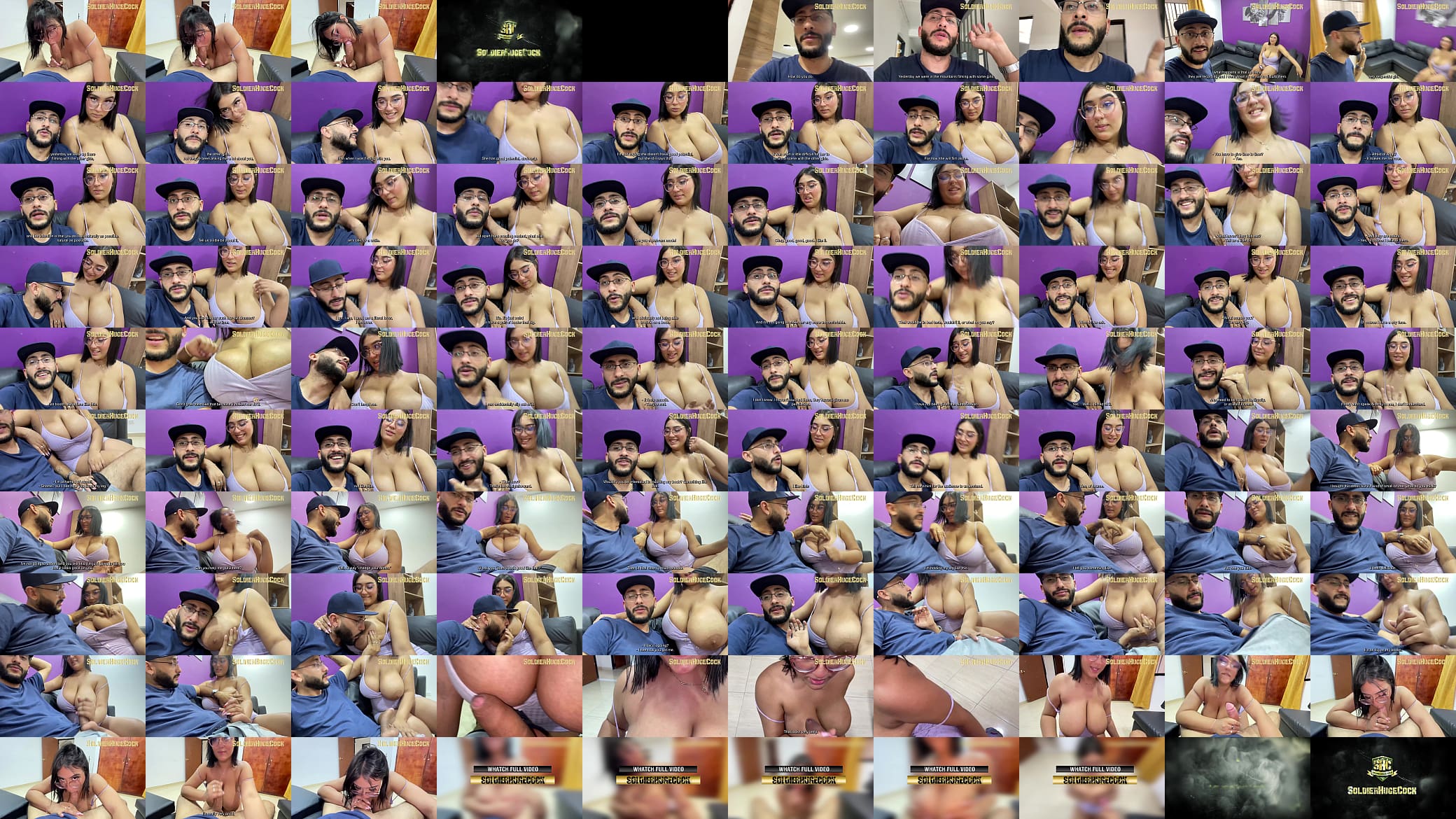 She wanted to show me her huge tits and I decided to show her my huge cock and my huge load of cum 预览图