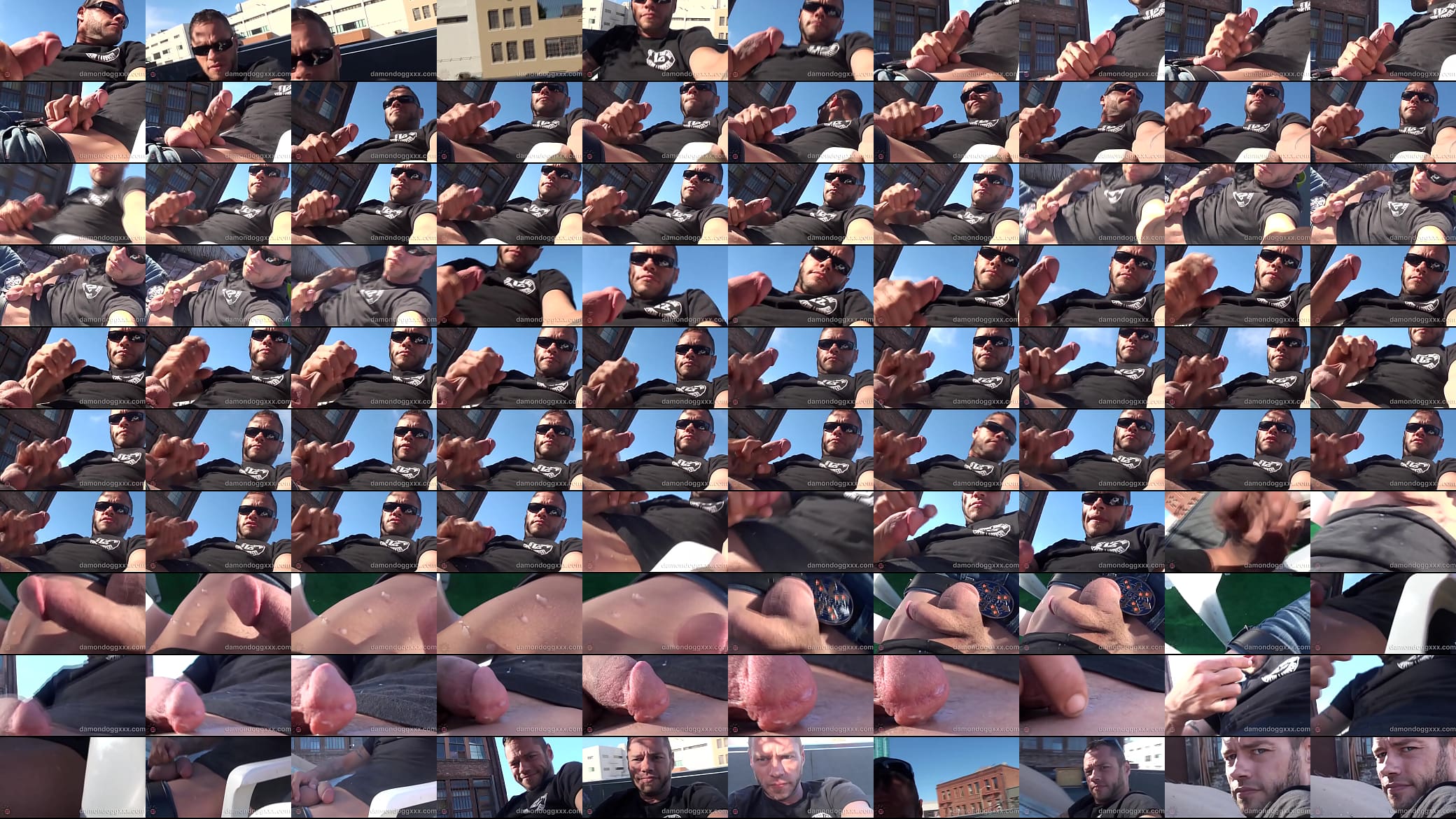 JO Rooftop Masturbation 预览图