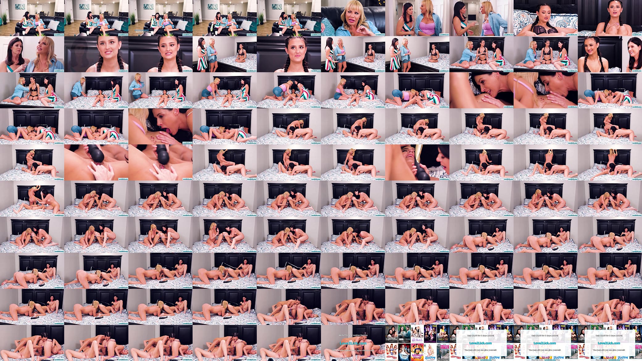 Sexy milfs toying a latina teens pussy 预览图