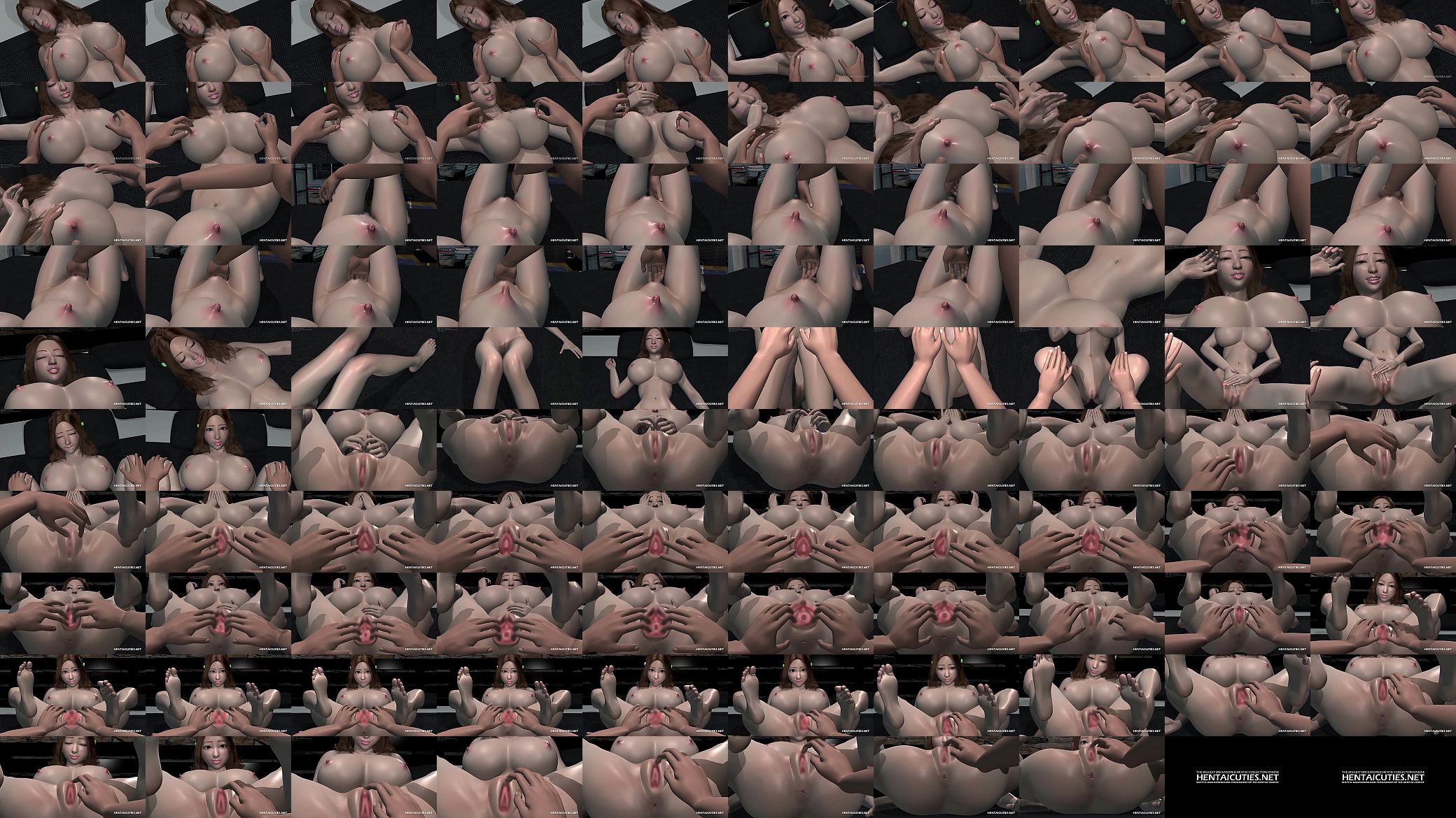 Gorgeous 3d hentai hottie with huge breasts gets her wet pussy stretched and inspected 预览图