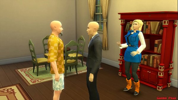 android 18 fucked by master roshi in front of her cuckold husband dragon ball hentai parody