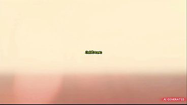 AI Generated - A man walks through the city of lust