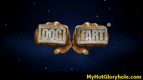 Learning the art of gloryhole blowjob 20