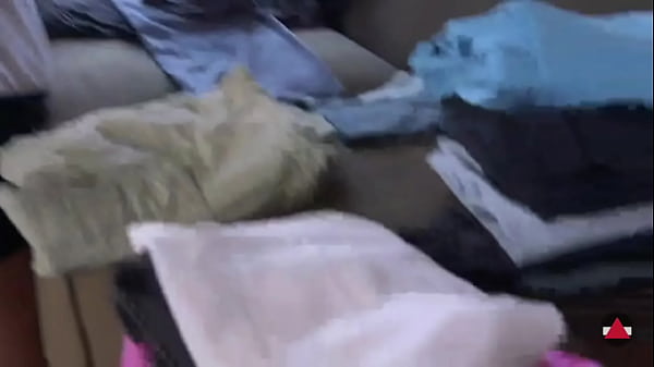 House Maid Let me cum on her FEET after footjob