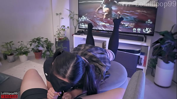 Horny Asian Babe wants cock and interrupts me playing Black Myth Wukong